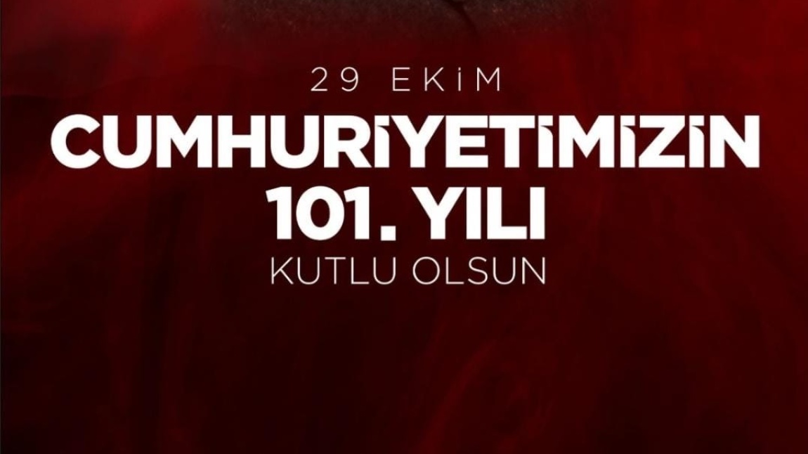 29 EKİM CUMHURİYET BAYRAMIMIZ KUTLU OLSUN.